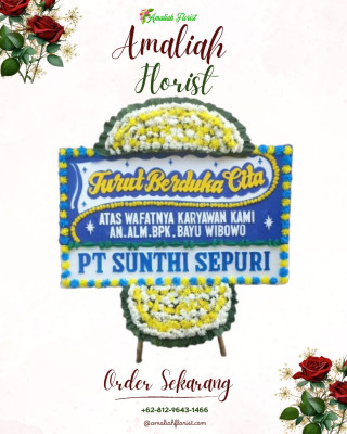 Papan Bunga Duka di Tlogowungu