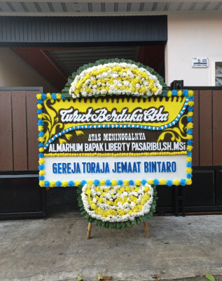 Papan Bunga Duka di Tlogowungu