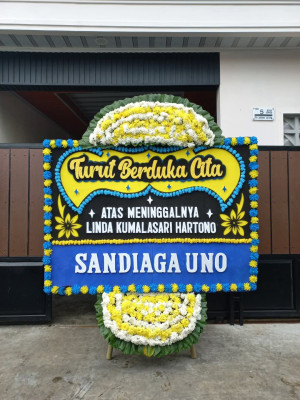 Papan Bunga Duka di Tlogowungu